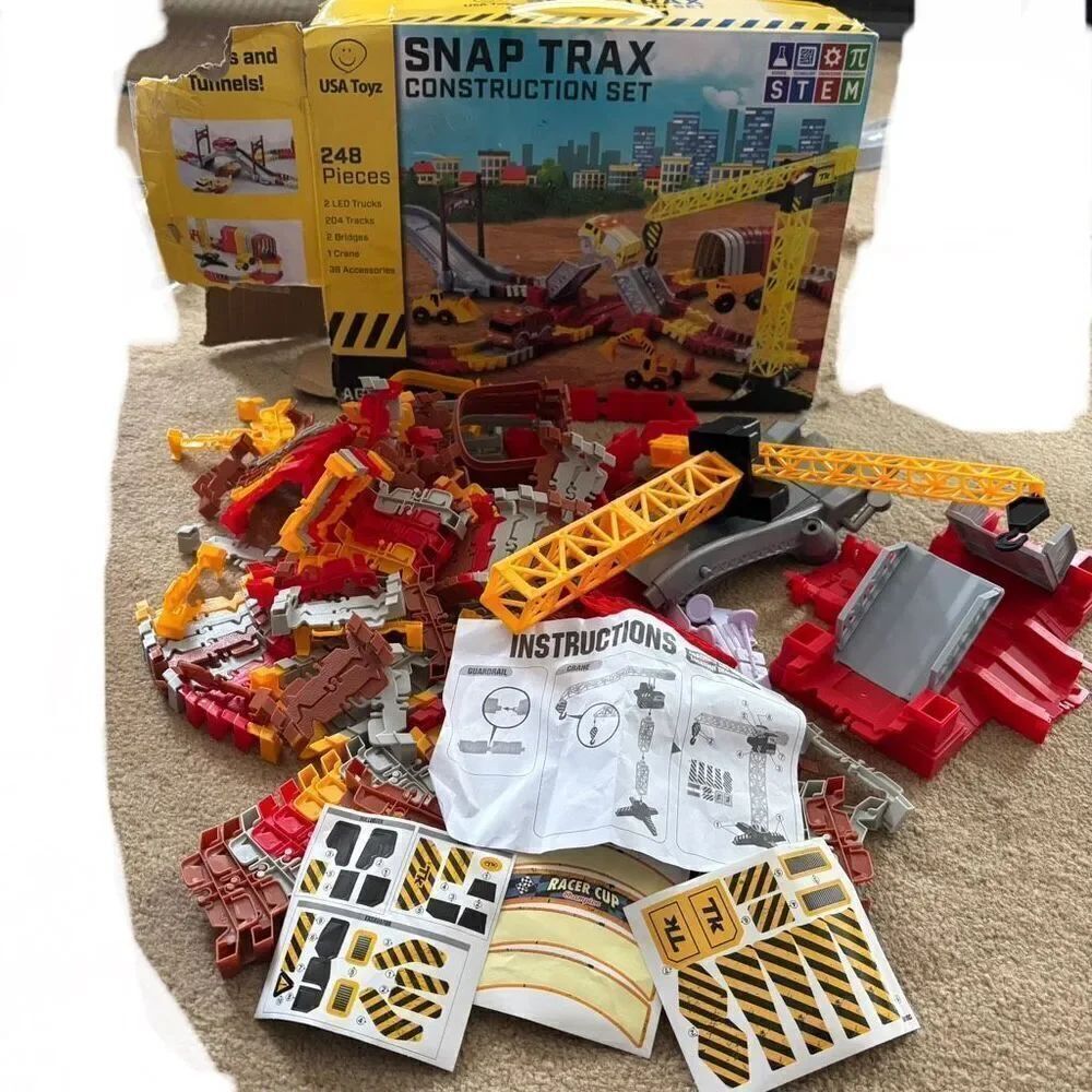 Snap Trax Construction Stem Set *Read*